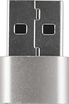 Адаптер-переходник Red Line Type-C-USB серебристый