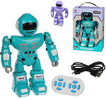 Робот Наша игрушка р/у, ИК управление, 10 каналов, свет, звук, аккум.встроен., USB шнур, в ассорт. HT9936-1