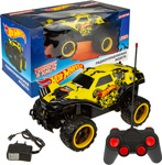 Машинка Багги бигвил на р/у 1 Toy Hot Wheels жёлтая, Т10982